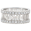 Atlas Roman Numeral Band Ring