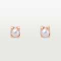 18k C De Earrings
