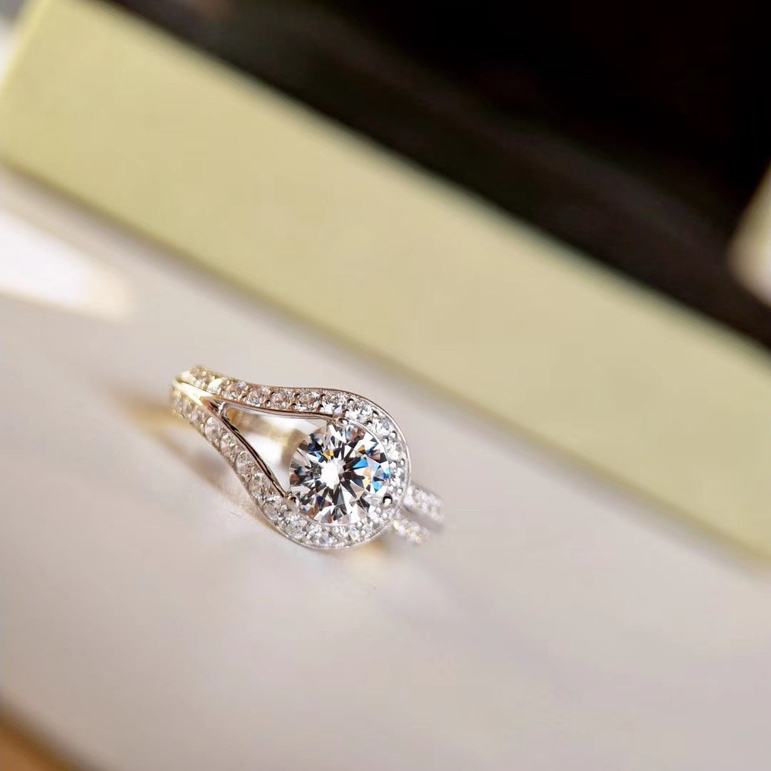 Couture Pavé Solitaire Ring
