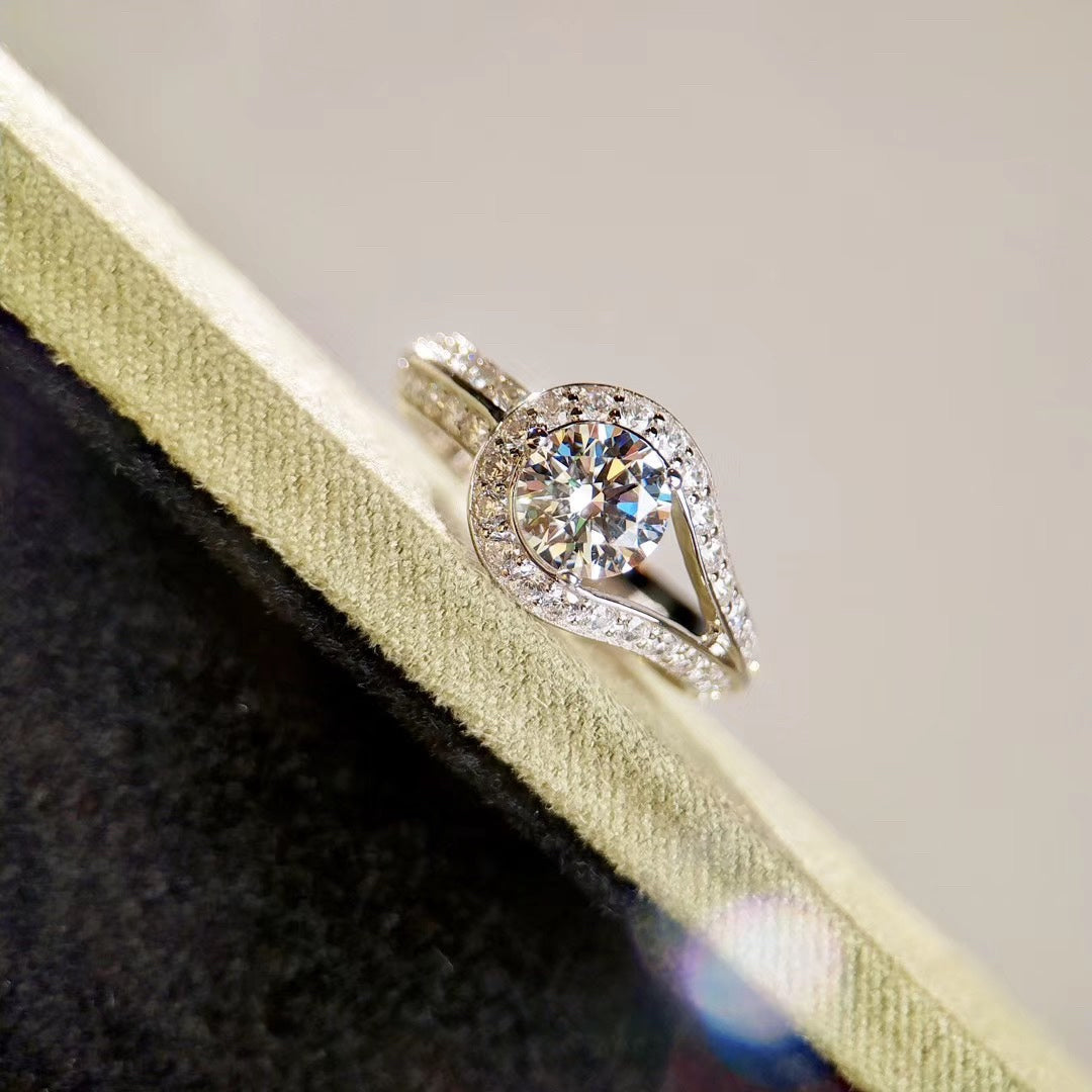 Couture Pavé Solitaire Ring
