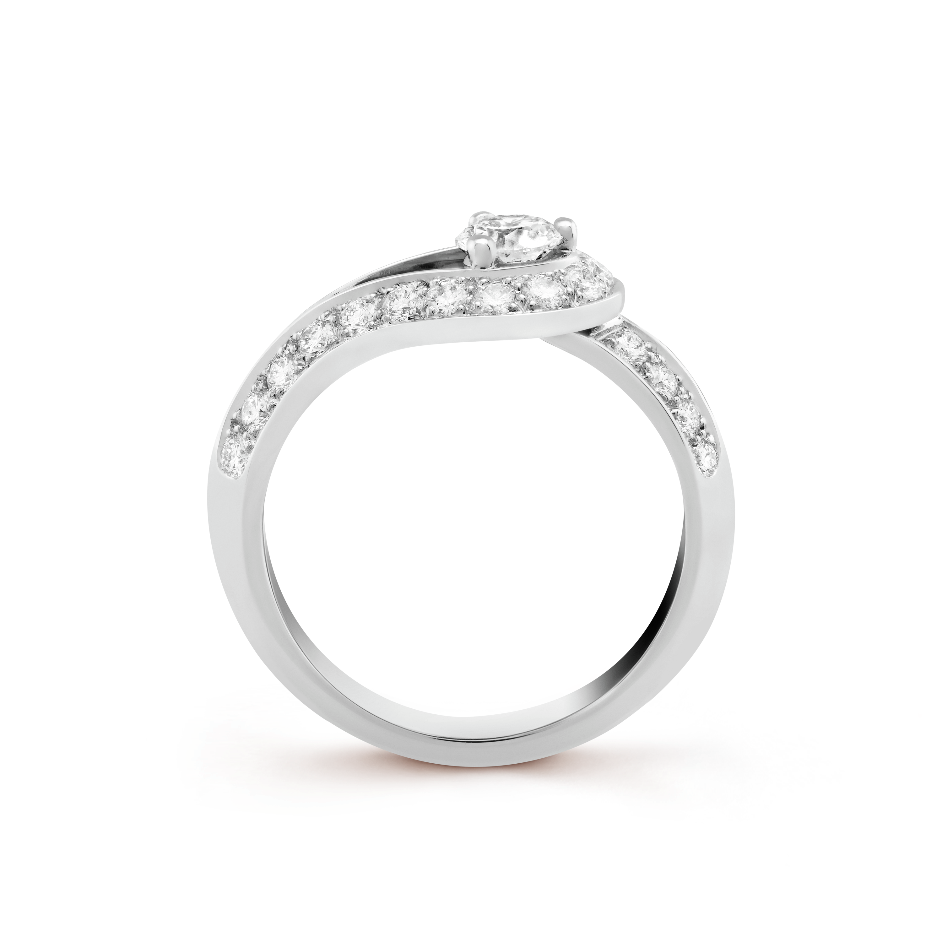 Couture Pavé Solitaire Ring