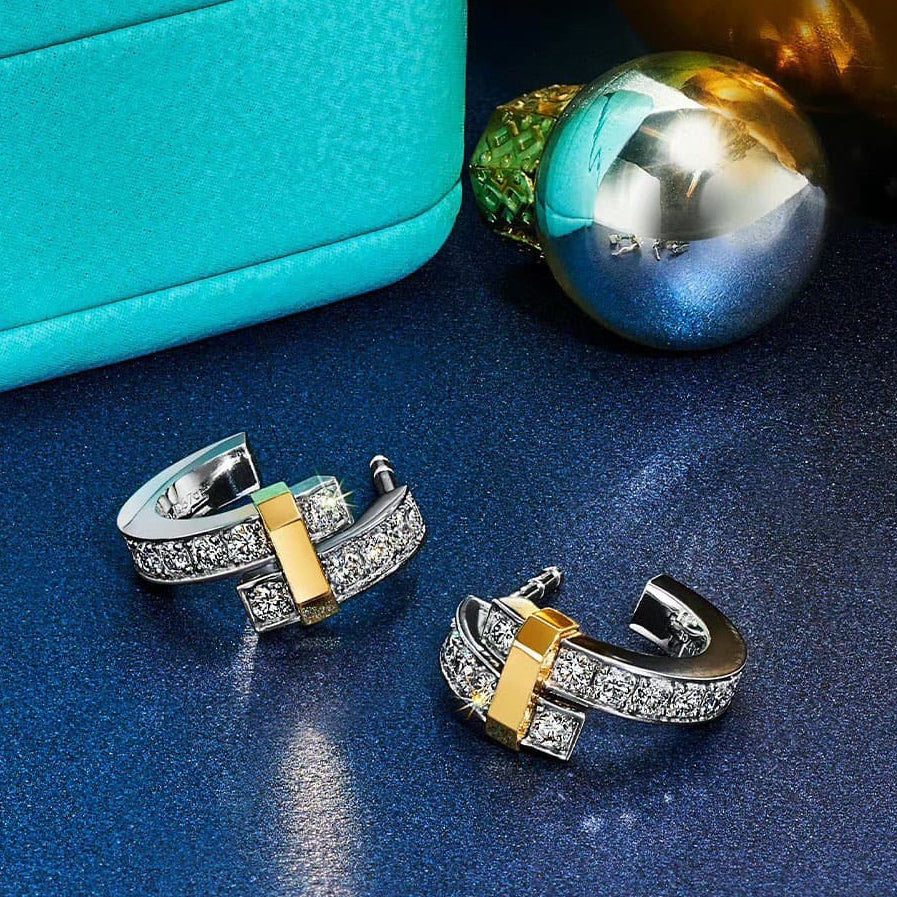 Edge Hoop Earrings