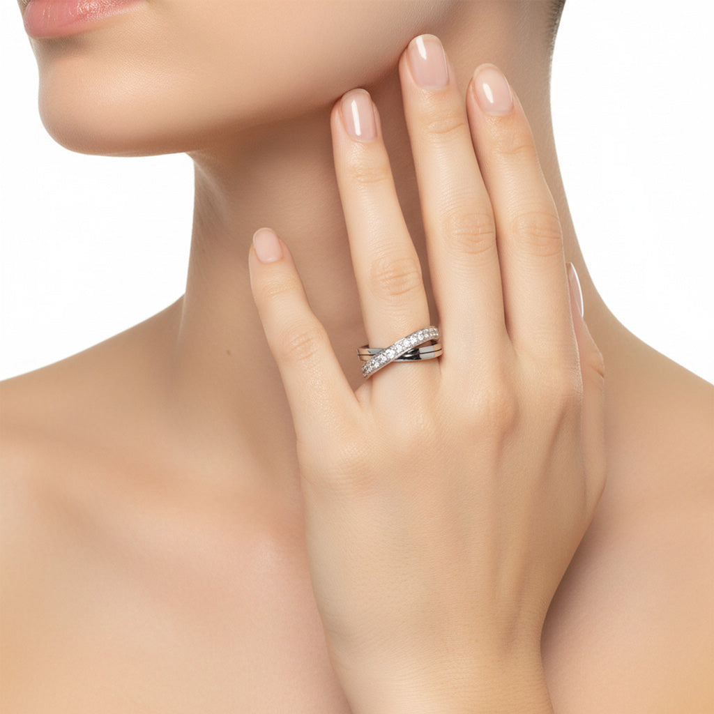 Etincelle Crossover Ring