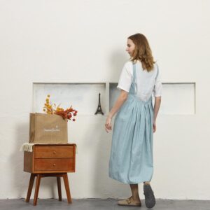 Relaxed Linen Dress Timeless Comfort for Relaxed Days F418